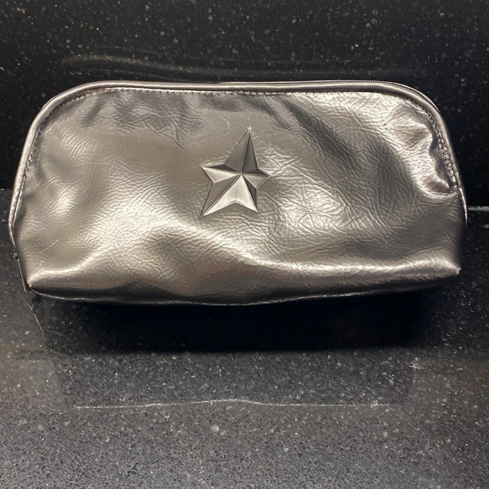 Thierry Mugler Silver Angel Star Cosmetic Bag or evening clutch crinkled